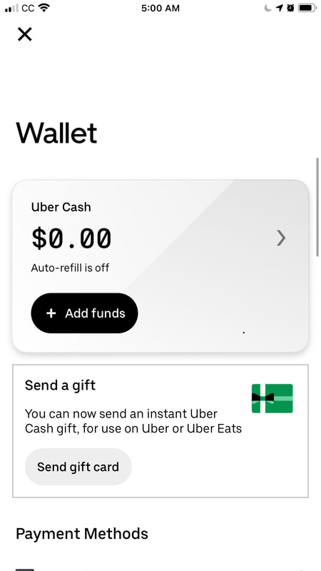 add funds to uber account