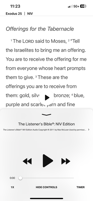 Set a Timer on Bible App